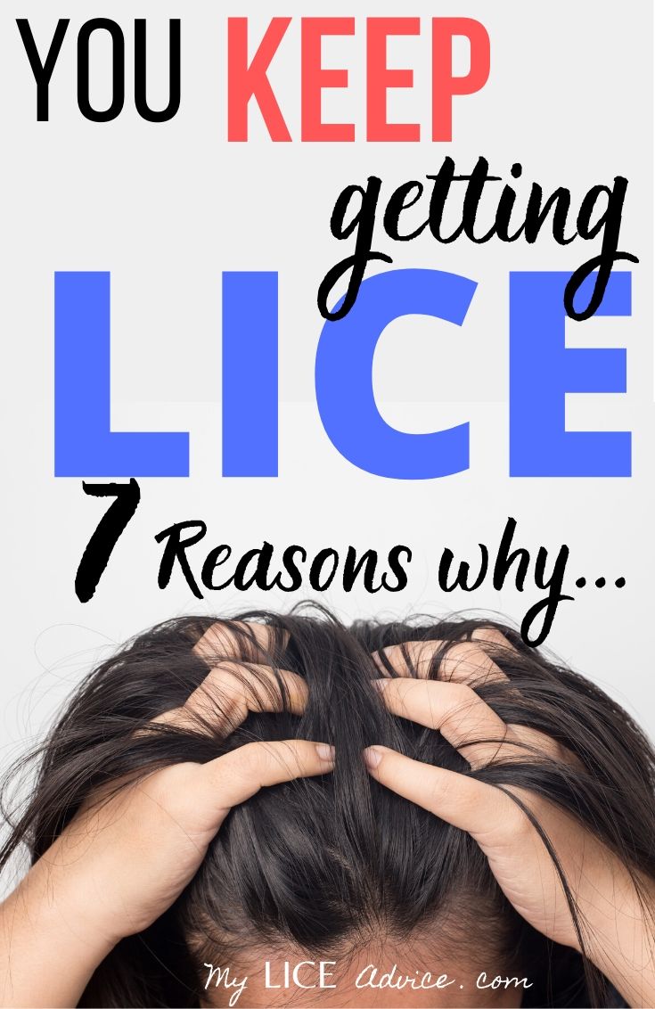 Discover the reasons you keep getting lice and more importantly, how to stop it from coming back.