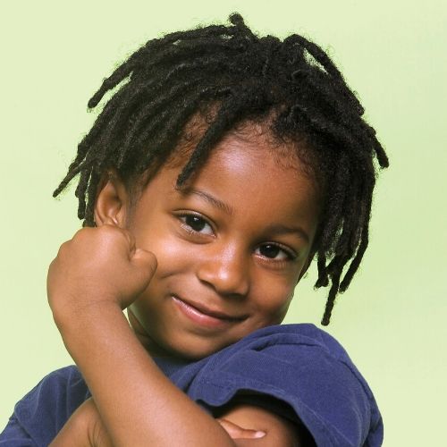 Little boy with locks