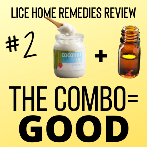 Coconut Oil with Tea Tree Oil being combined as a good home remedy for lice