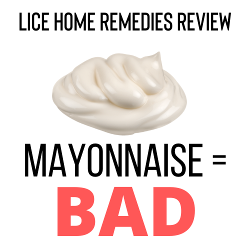 A puddle of mayonnaise symbolizing mayonnaise as a home remedy for lice. Mayonnaise is a bad home remedy