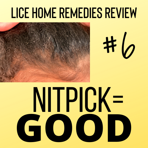 Picture of nits in the hair signaling nit picking as a good home remedy