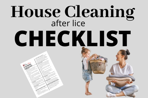 lice cleaning checklist