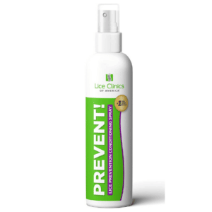 bottle of lice clinics prevention spray