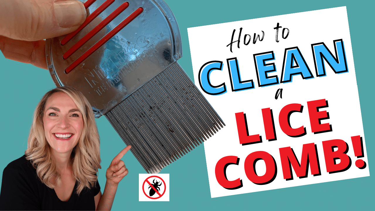 how to clean your lice comb image for youtube video
