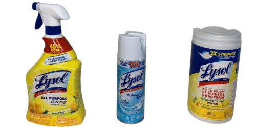 3 lysol containers tested against lice
