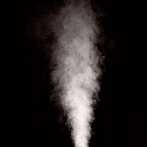 lice fogger being sprayed in the air